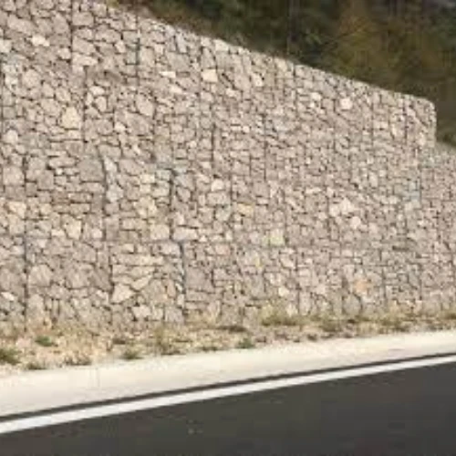 Tailed Gabion manufactured by Gurukrupa Wire Netting Industries